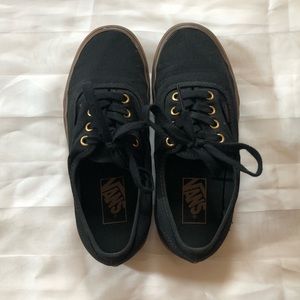 Vans Black and Brown Low Top Sneaker
